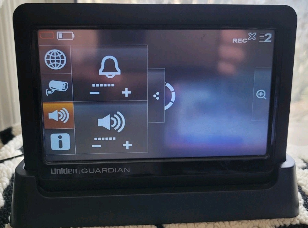 Uniden Guardian G7 Security LCD Monitor & Power Plug
