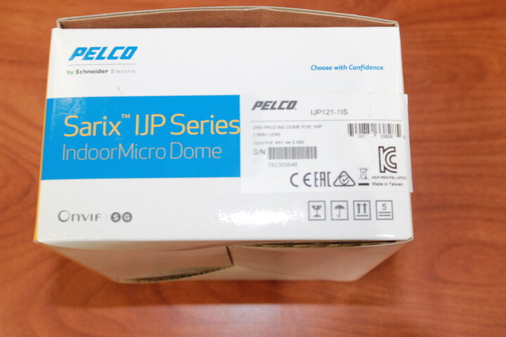 Pelco IJP121-1IS NETWORK CAMERA, MICRO DOME 1 MEGAPIXEL, 2.8 MM FIXED