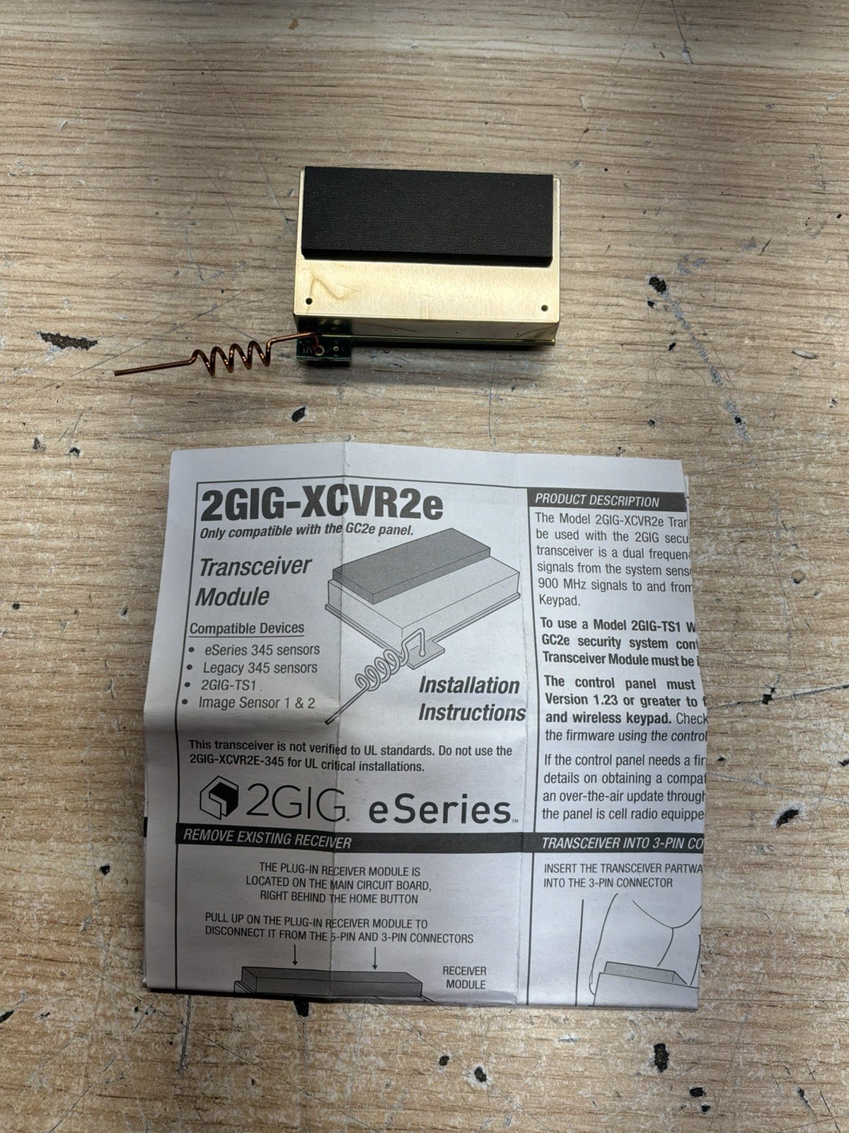 6 2GIG GC2e Wireless Receiver for 345/900Mhz/NEW/ JUA3859