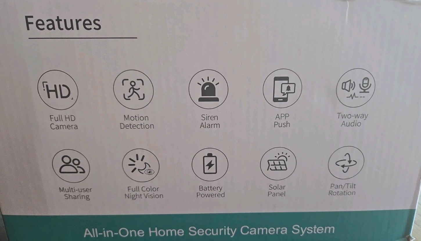 4g lte solar wireless security camera Camo Pan/Tilt HD, Motion Sensor, Audio