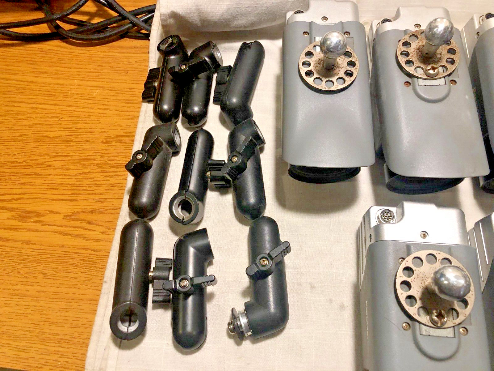 Lot of 9 Panasonic Arbitrator AG-CK10P Car Dash Camera with mounts (+3 cables)