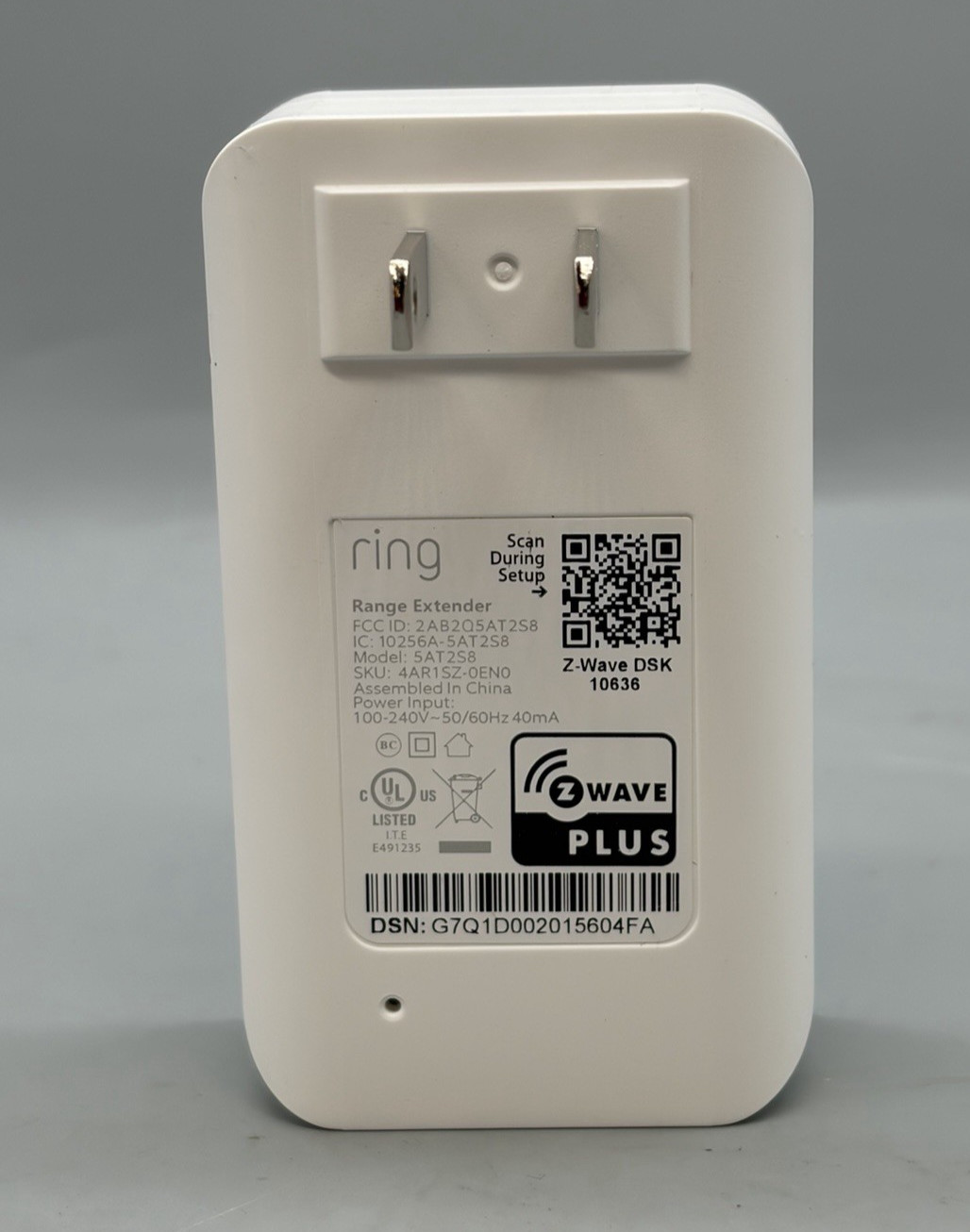 Ring Alarm Range Extender (2nd Gen) (5AT2S8)