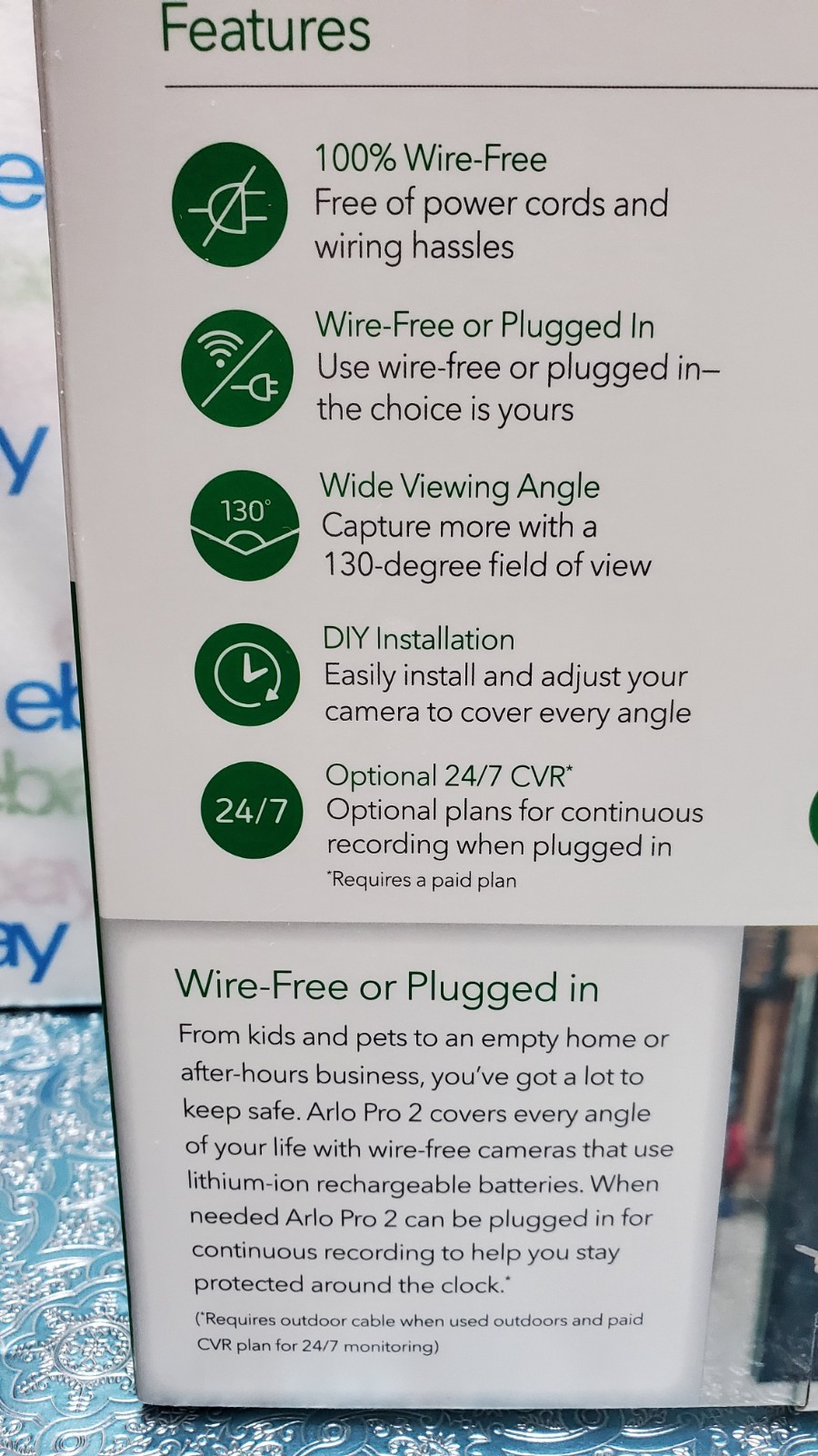 Arlo Pro 2 VCS3000C-100NAS VMC4030P 3 Wire-Free HD Security Cameras VMB3500 Base