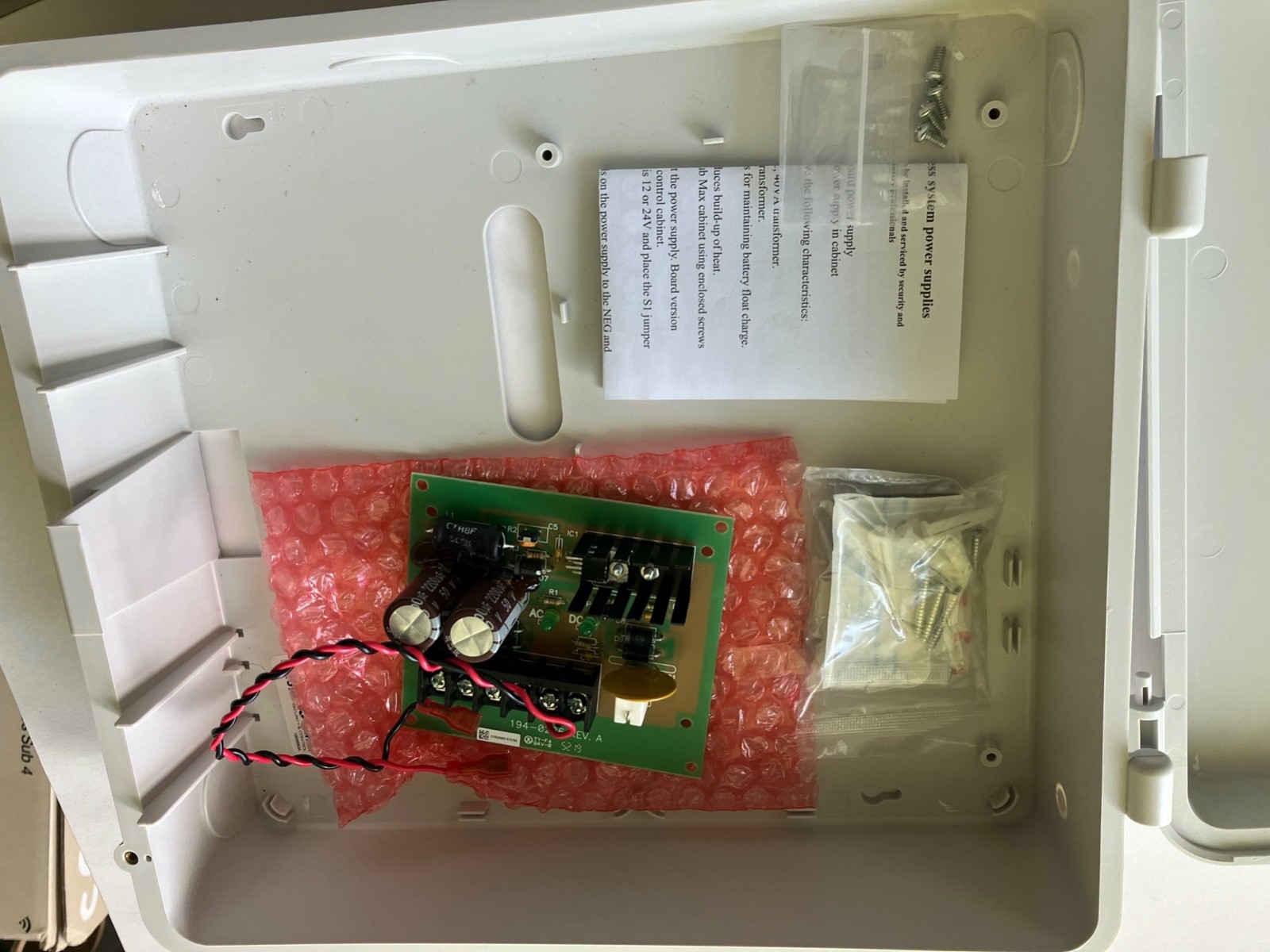 INCOMPLETE – 2GIG TAKE-345 Takeover Module Kit with Unpunched Enclosure Linear