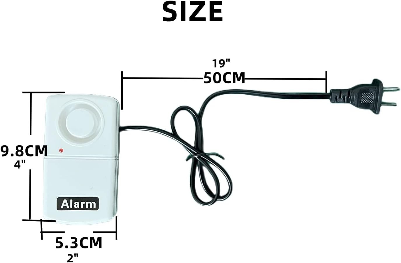 Battery-Powered Power Cut Alert Alarm with Touch Control for Home Safety