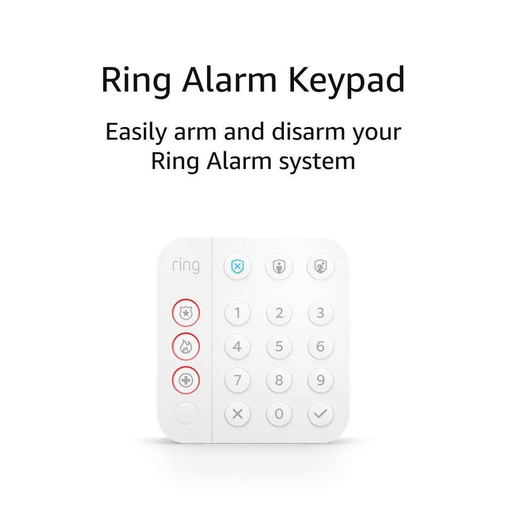 Ring Keypad 2nd Gen for Ring Alarm Wireless Home Security Systems