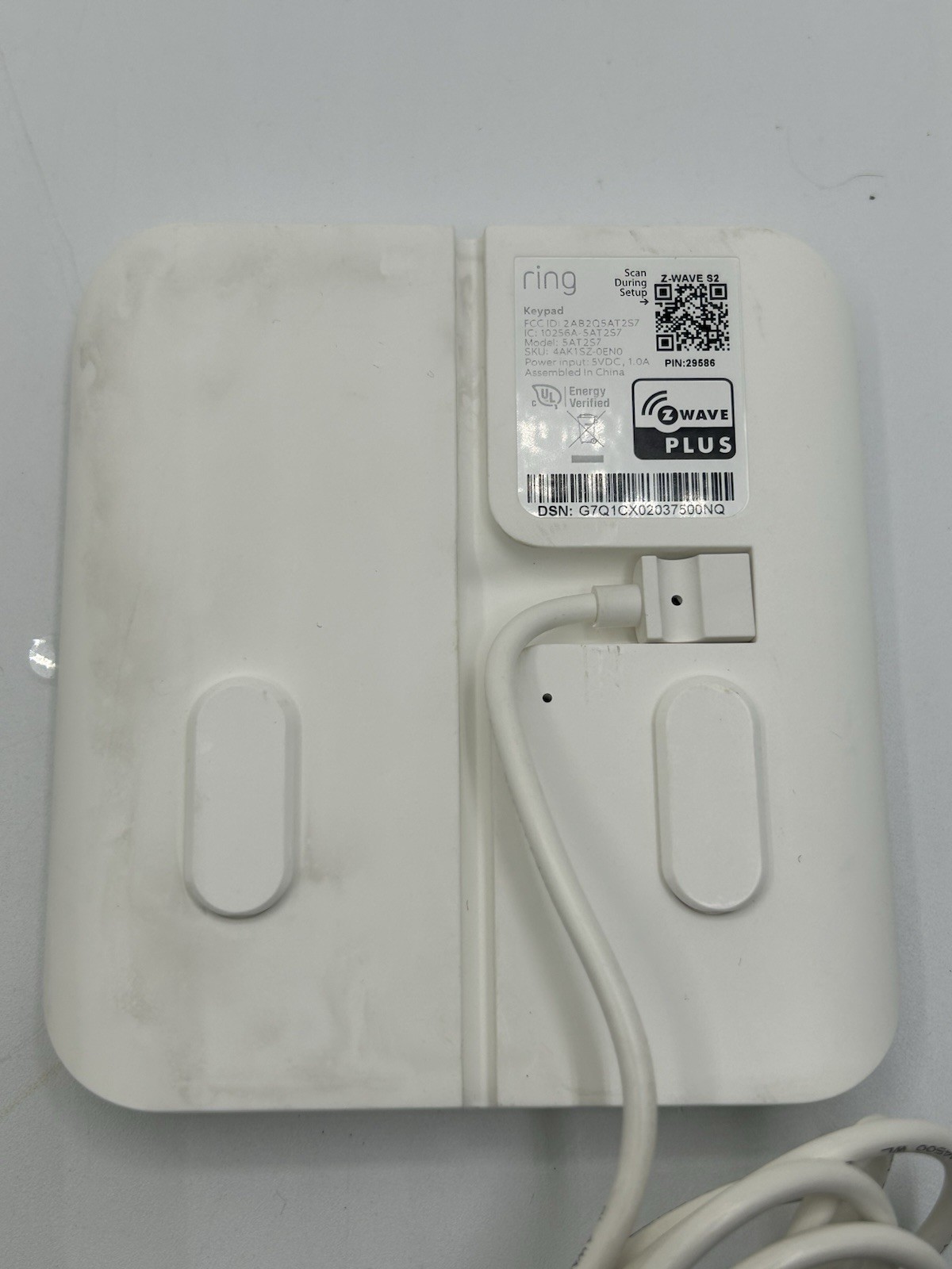 Ring Alarm Base Station US Z Wave 4HB1U9-0EN0 Keypad 5AT2S7