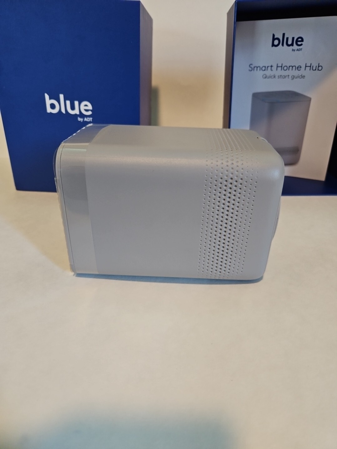 Blue by ADT Smart Home Hub Model #S40LR0-01 Pearl Grey SN:2102H40001474 No Cord