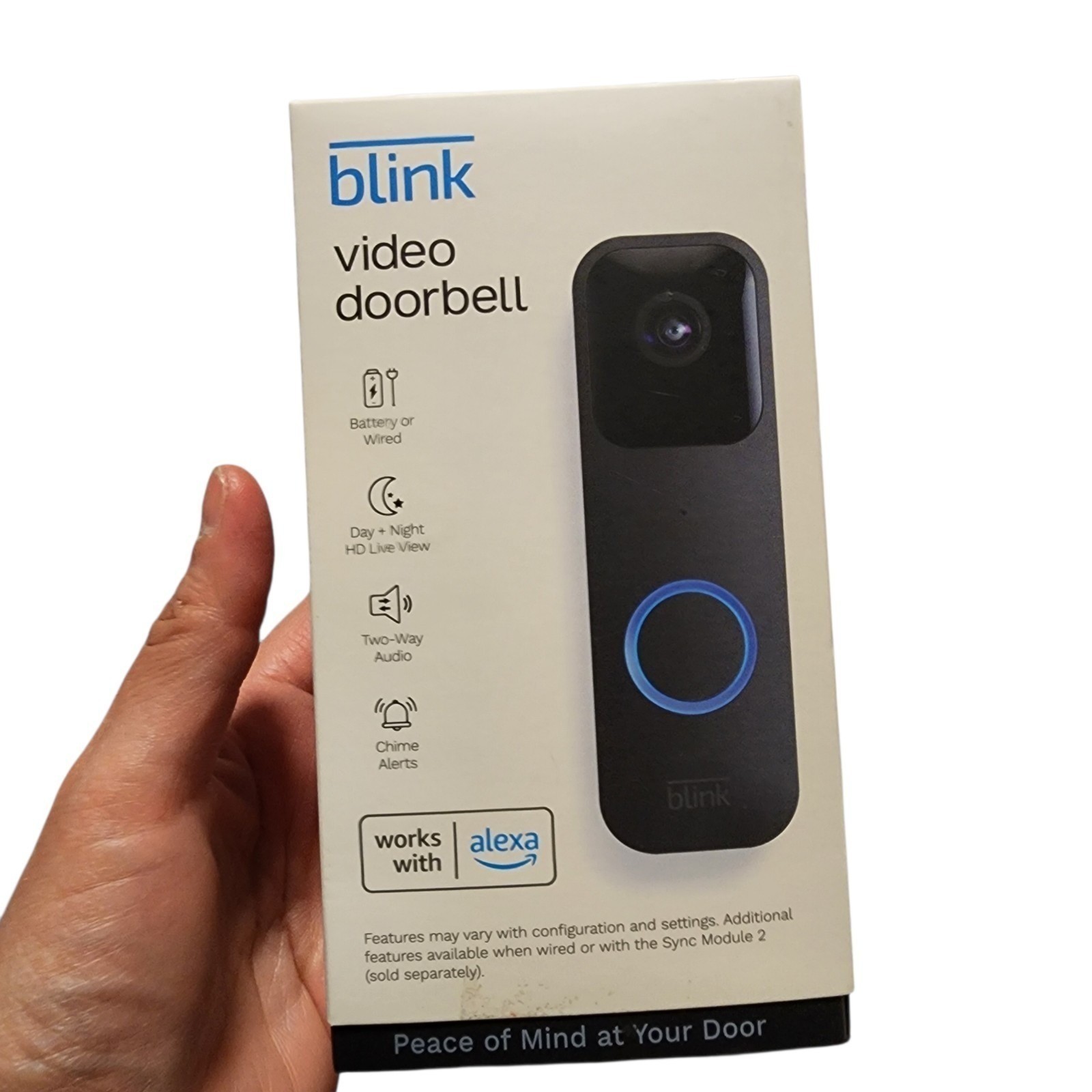 Blink Outdoor 4 Security Camera 3-Pack Doorbell Sync Module Black Home Security