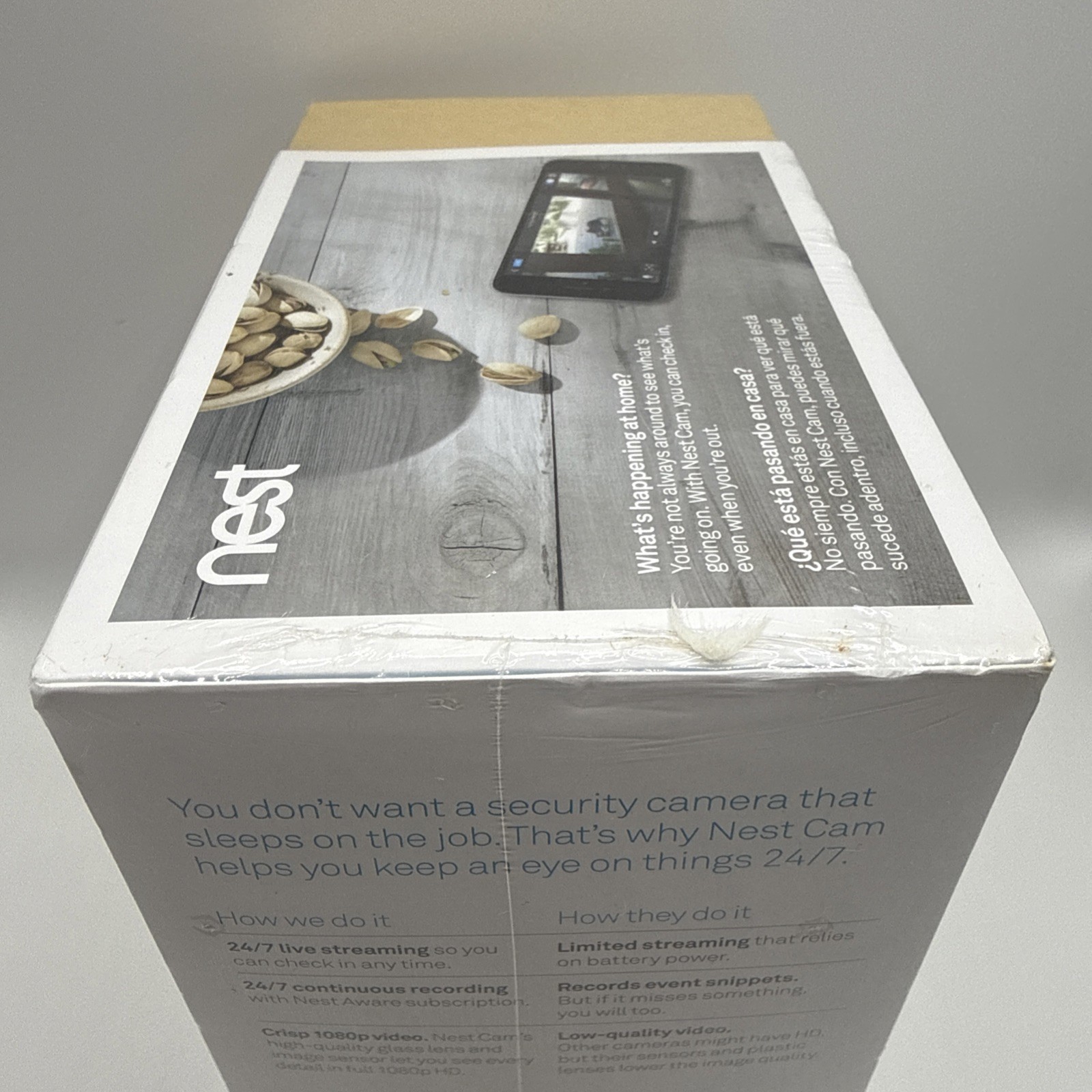 Google Nest NC1102ES Cam Indoor Security Camera 1st Generation New Sealed