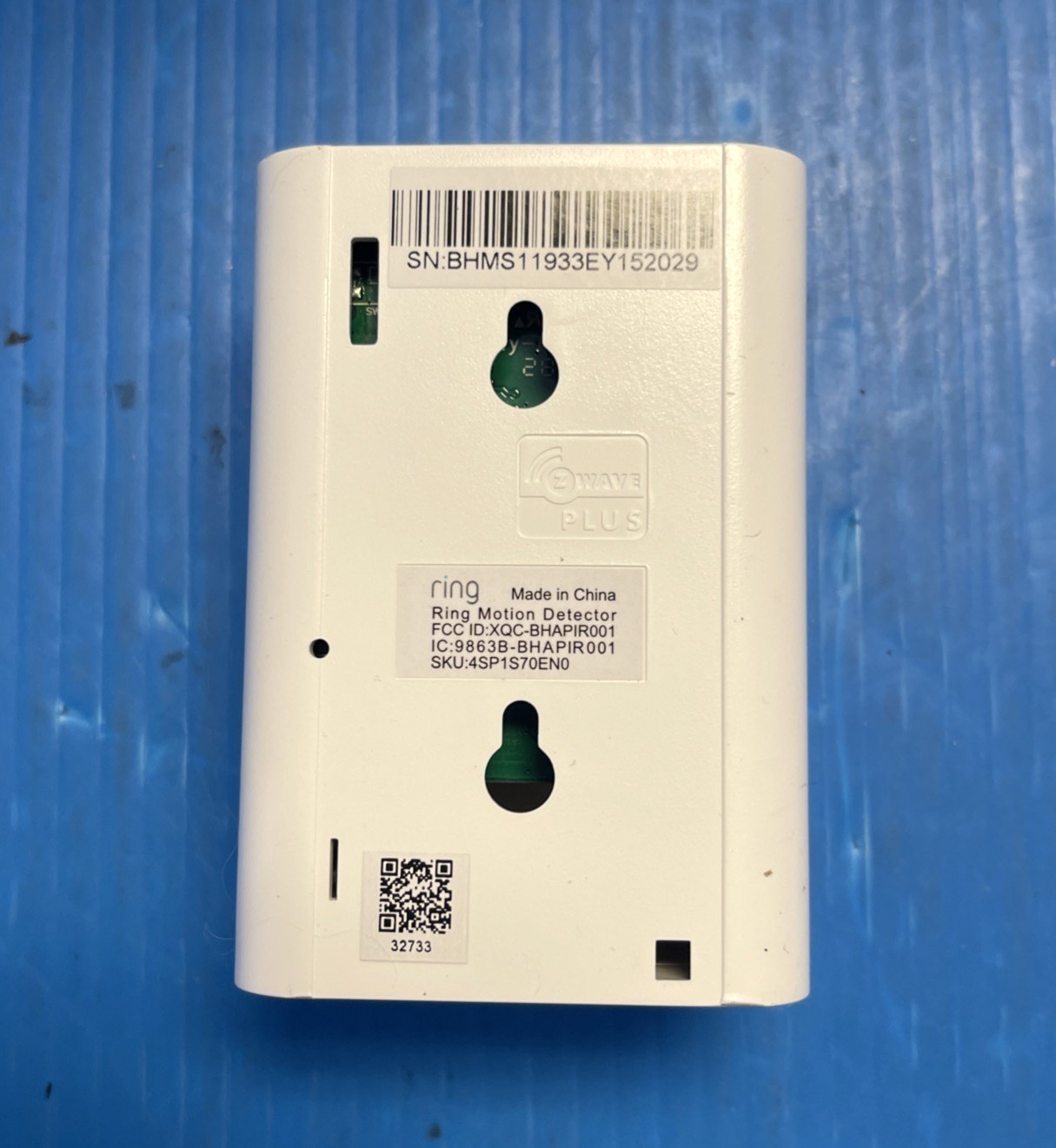 Ring White Alarm Wireless Built-In Memory Home Indoor Security System
