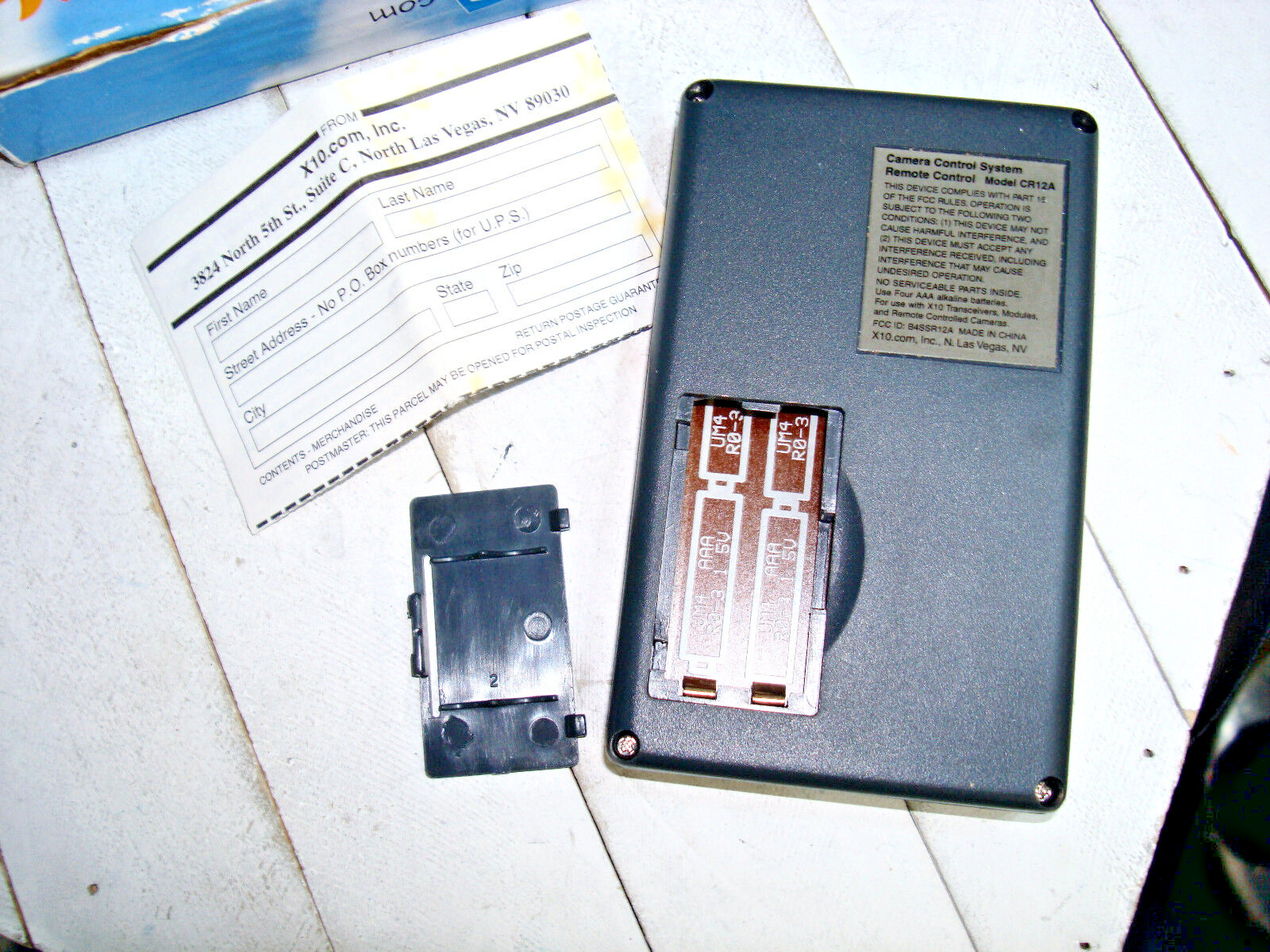 X10 Camera Scanning Remote CR12A-C