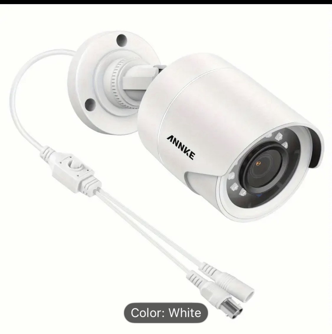 ANNKE 3K Lite 8CH DVR 1080P Home Security W/8 Camera System With 1 Tb DVR White