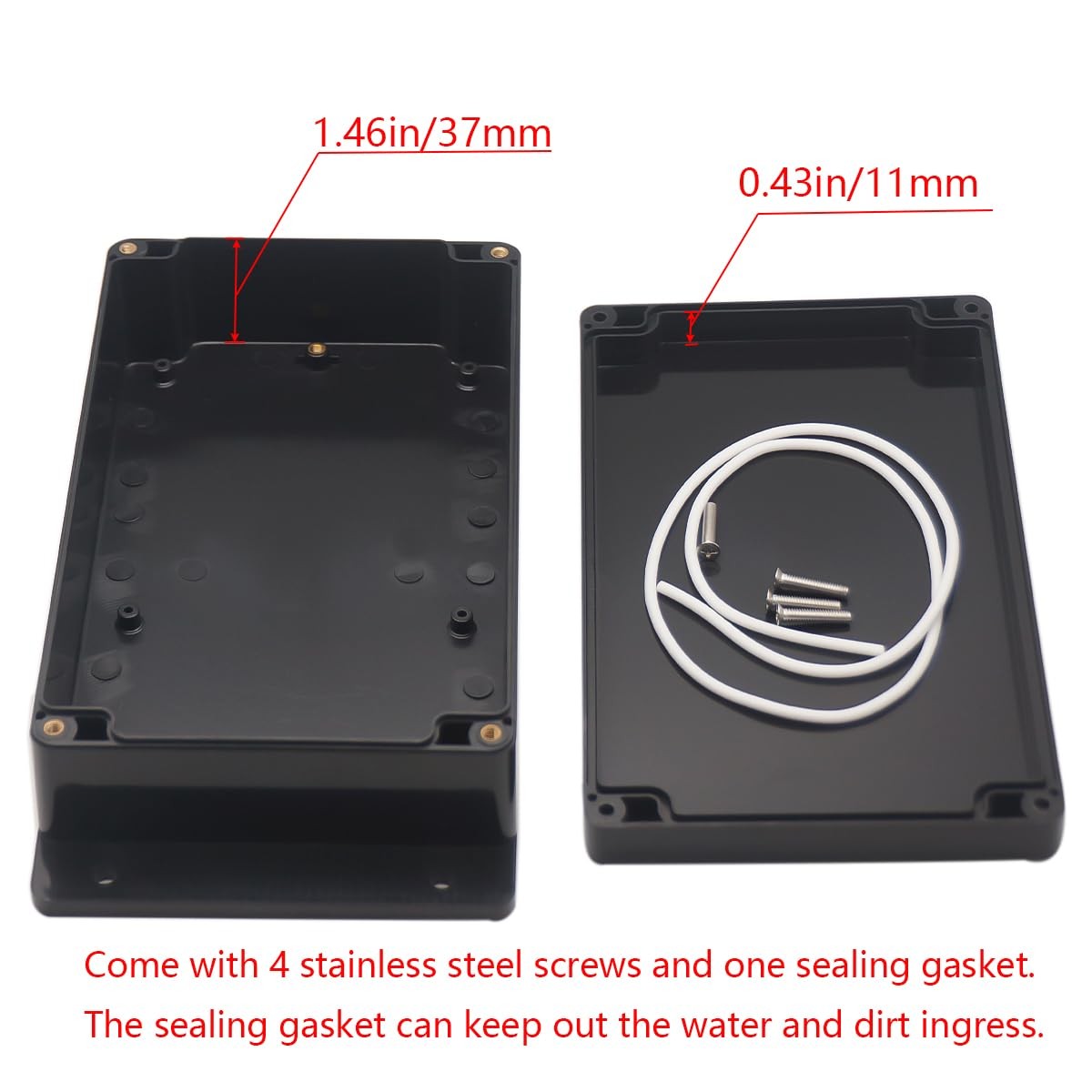 Otdorpatio Junction Box IP65 Waterproof 7.87″x4.72″x2.2″, Fixed Ear Design