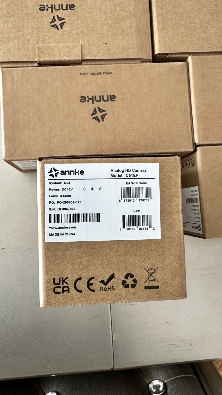 ANNKE 3K 8CH DVR 5MP Outdoor CCTV Security Camera System Human Detection H.265+