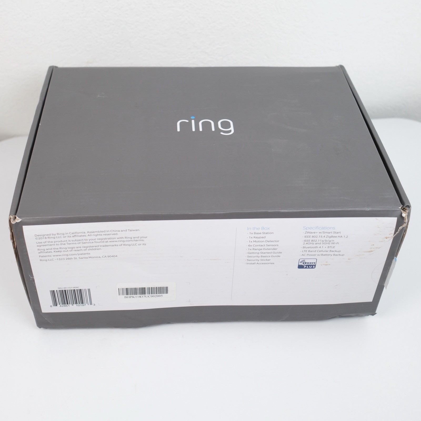 Ring Alarm 10-Piece Wireless Home Security System 1st Gen Base New Open Box
