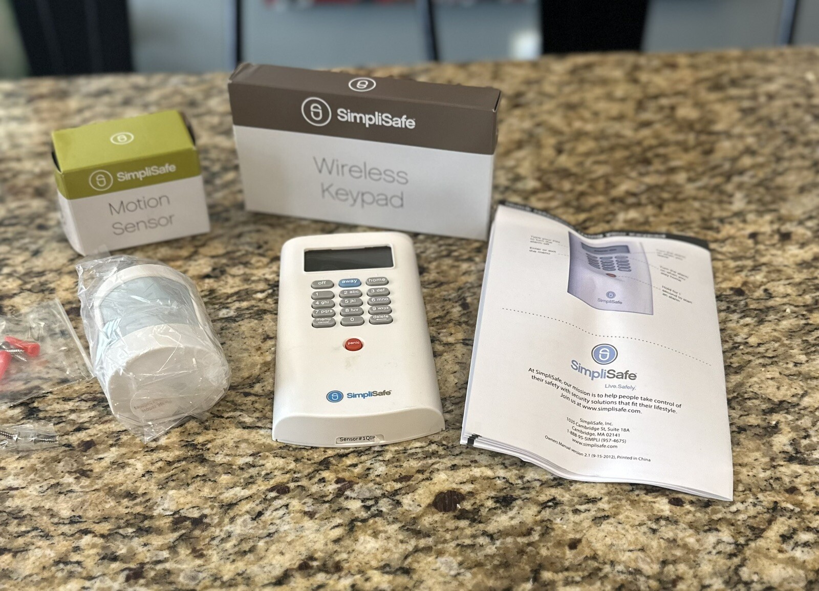 Simplisafe Keypad KP1000 with NEW Motion Sensor