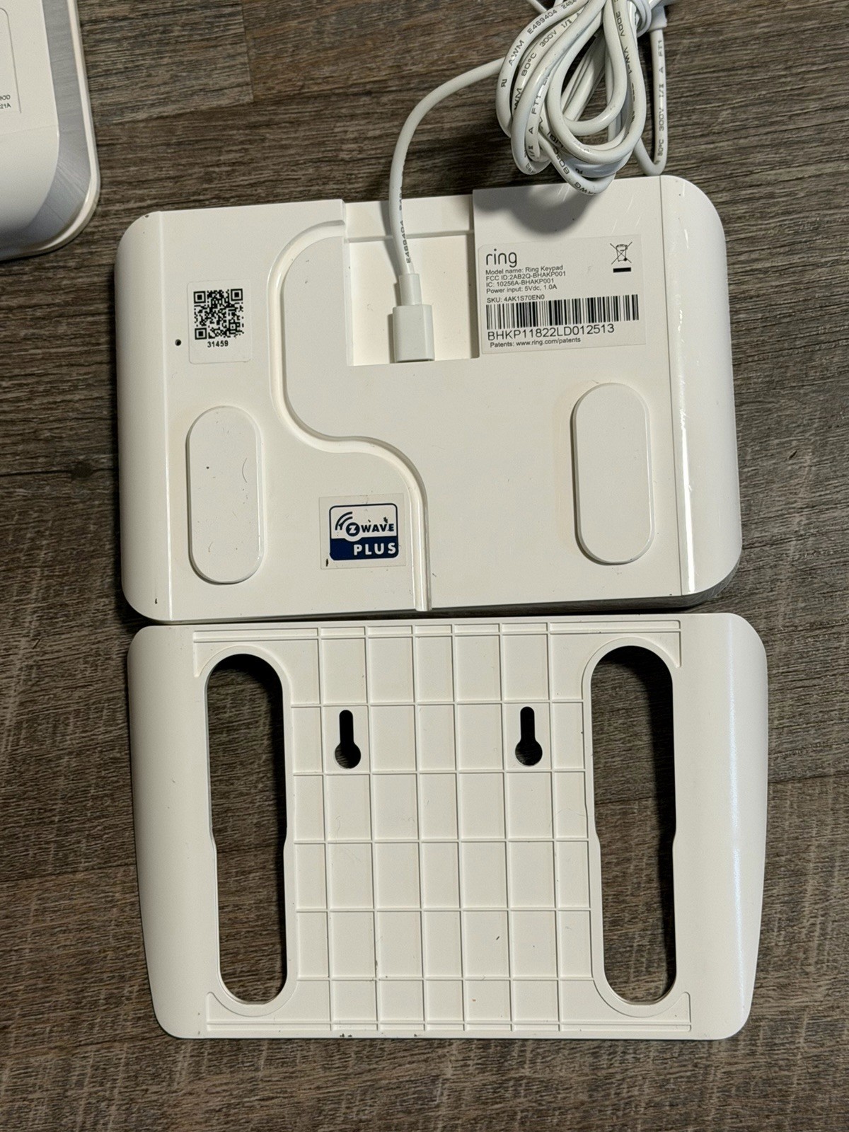 Ring Alarm Base Station 4HB1S70EN0 & Keypad Gen 1 *Unknown Registration Untested