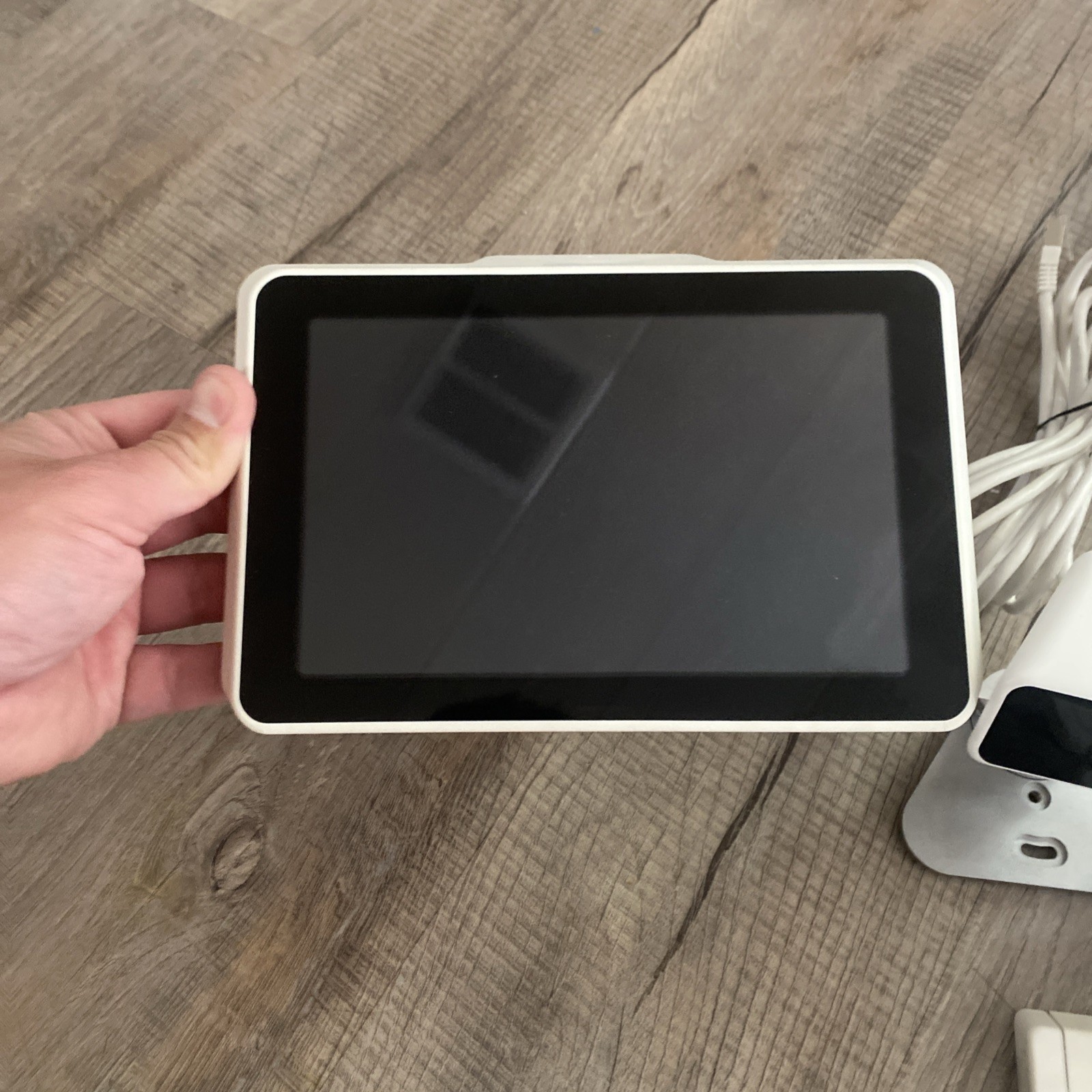 xfinity home security system sensor, camera, touch screen, keypad.