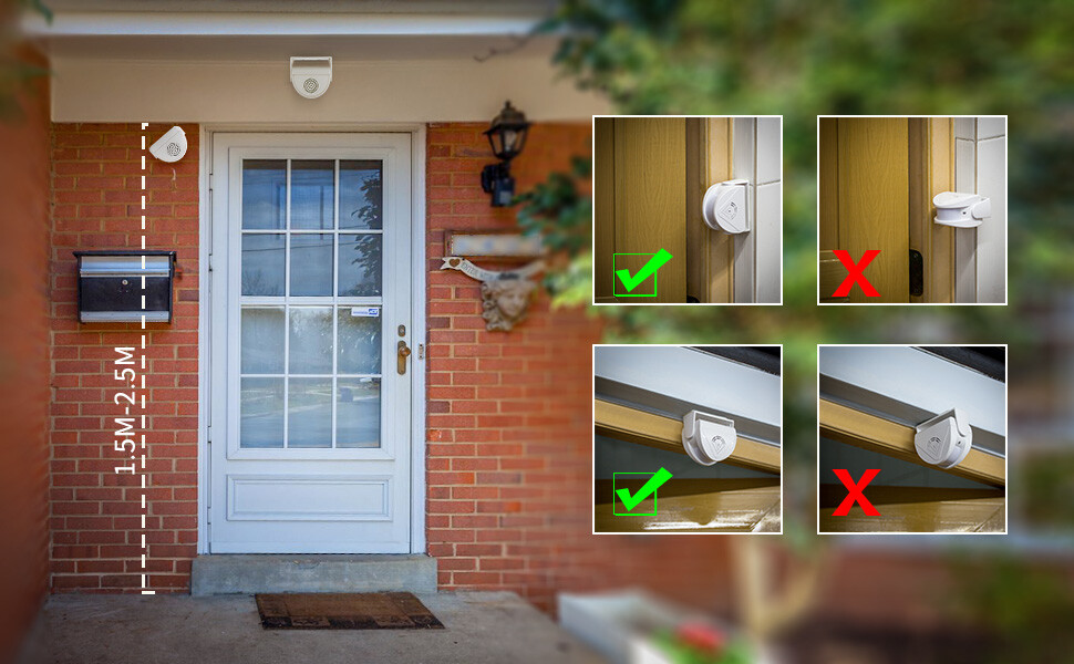 KERUI Wireless Motion Sensor Detector Doorbell Gate Entry 32 Chiimes Alert Alarm