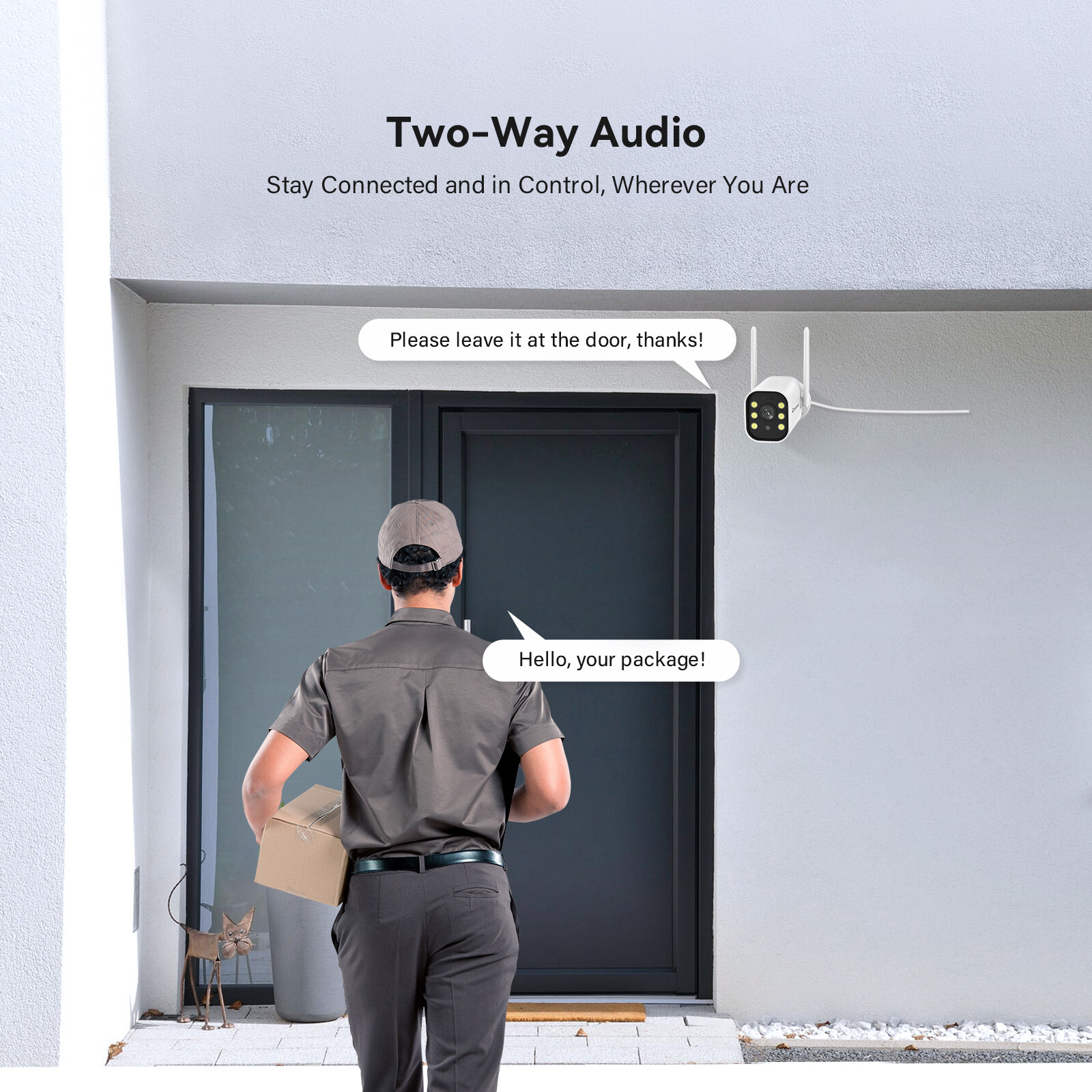 5MP Wireless Audio Home Outdoor CCTV Security Camera System 10CH WIFI JENNOV NVR