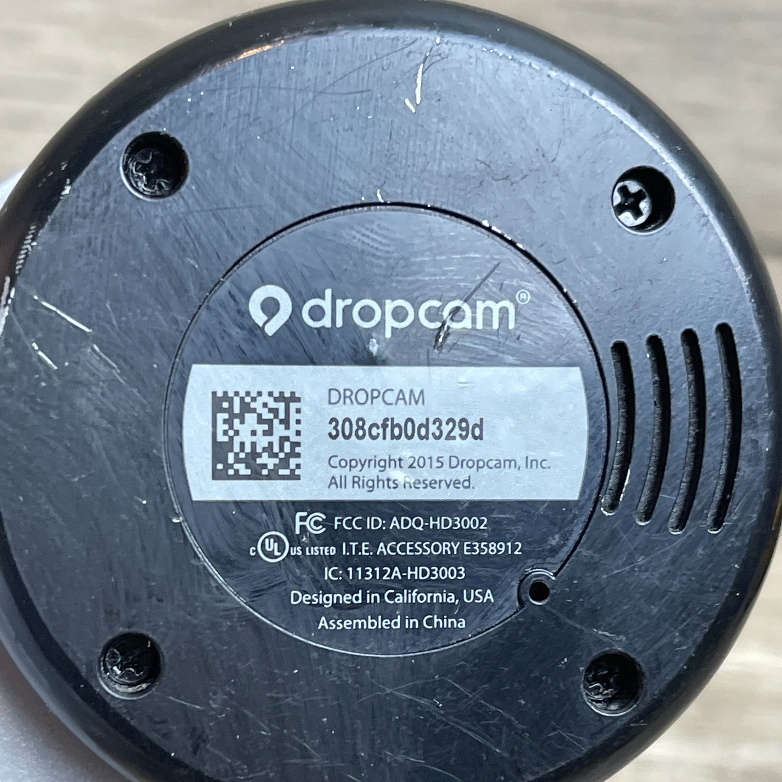 Dropcam Pro ADQ-HD3002 Wireless Night Vision Video Monitoring Security Camera