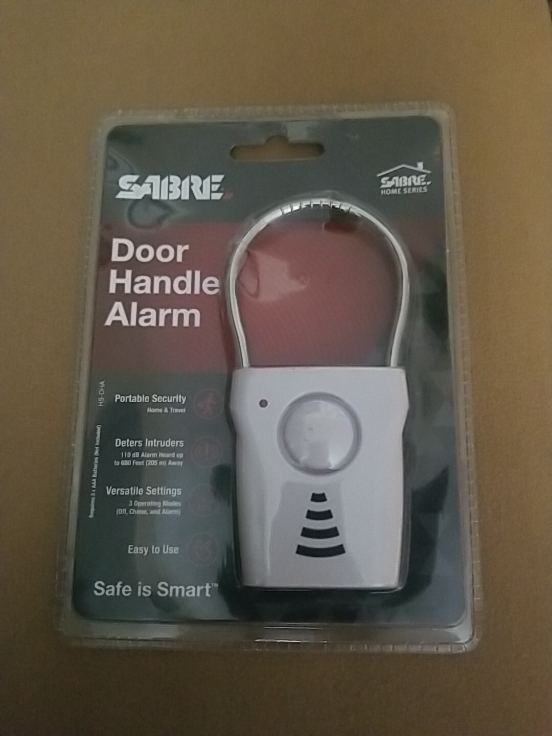 Sabre Door Handle Security Alarm With 2 Detection / 3 Operating Modes – HS-DHA