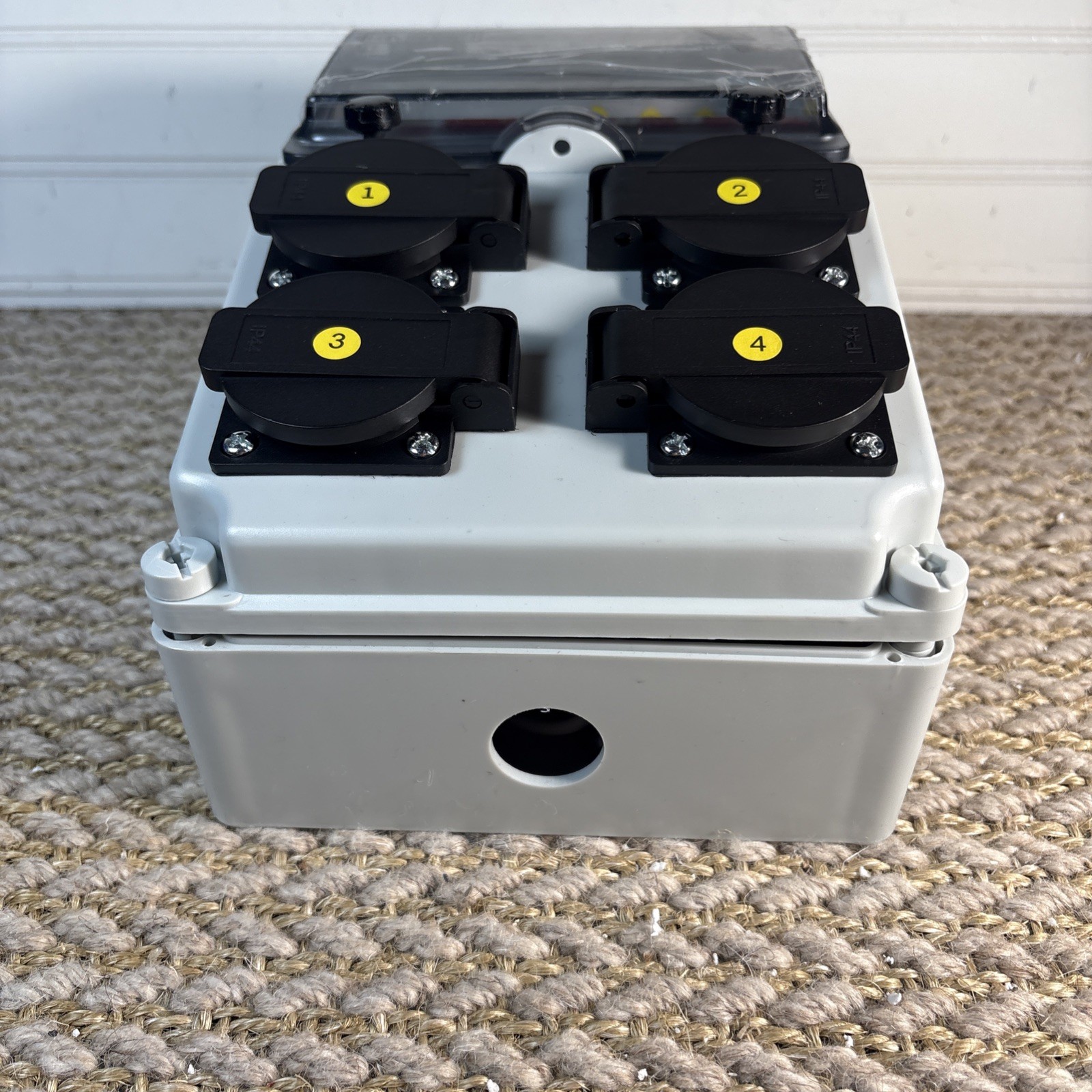 Power Distribution Box, 110V Electricity Meter 1*80A 4*20A FL+LS+METER