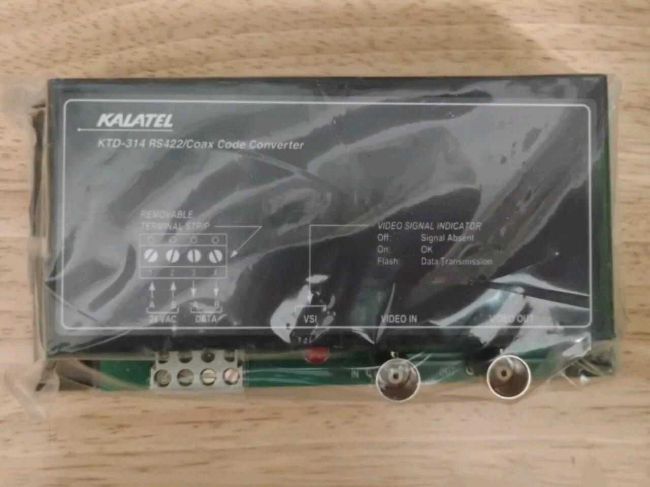 GE Interlogix Kalatel KTD-314 RS422 Coax Code Converter . #Y370