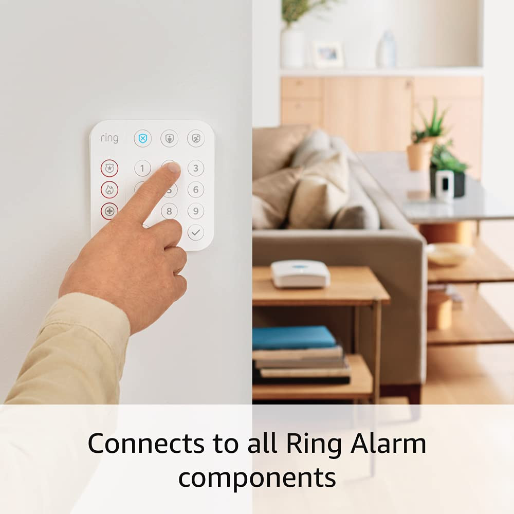 Alarm Pro Base Station (Newest Model), with Built-In Eero Wi-Fi 6 Router