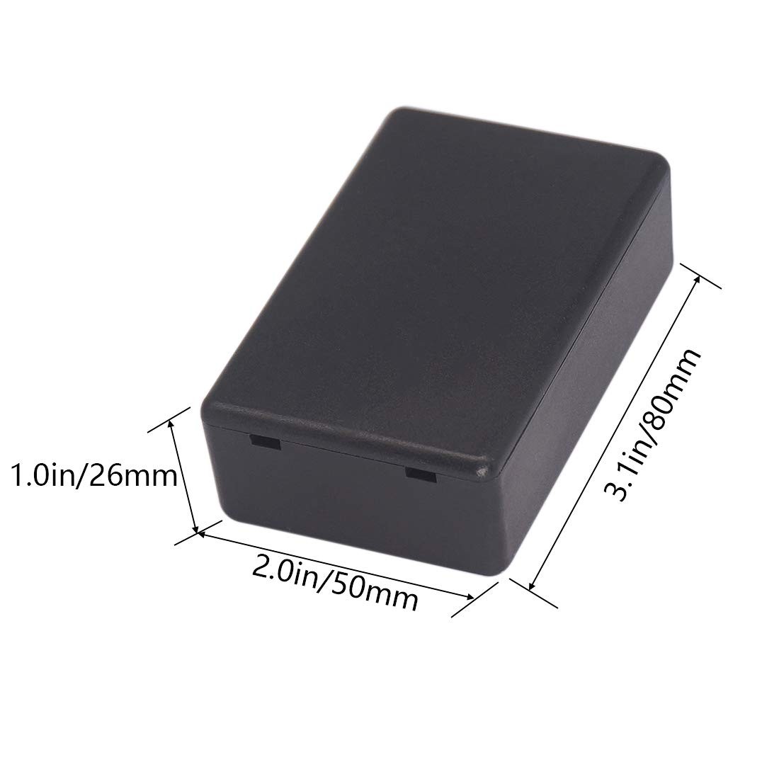 Zulkit 5Pcs Project Boxes ABS Plastic Electrical 3.15″ x 1.97″ x 1.02″, 5 PCS