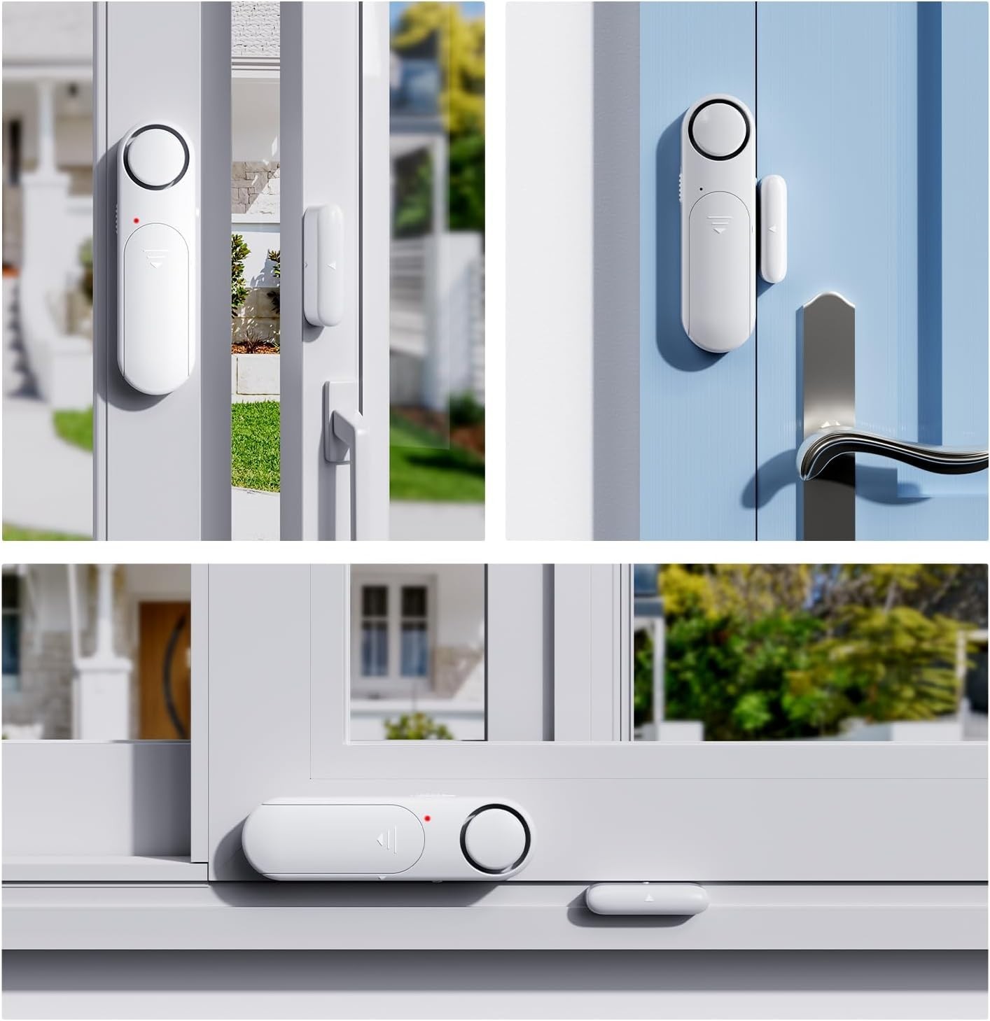 Wireless Door Alarm System – 120dB Alerts & Easy Installation (2-Pack)