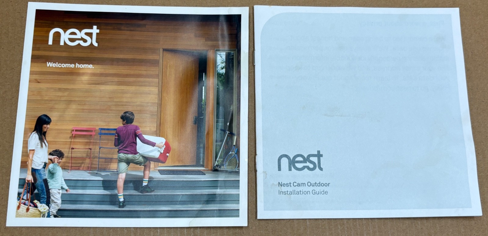 NEST Cam Outdoor Smart Security Camera (2-Pack) – NC2400ES – Open Box