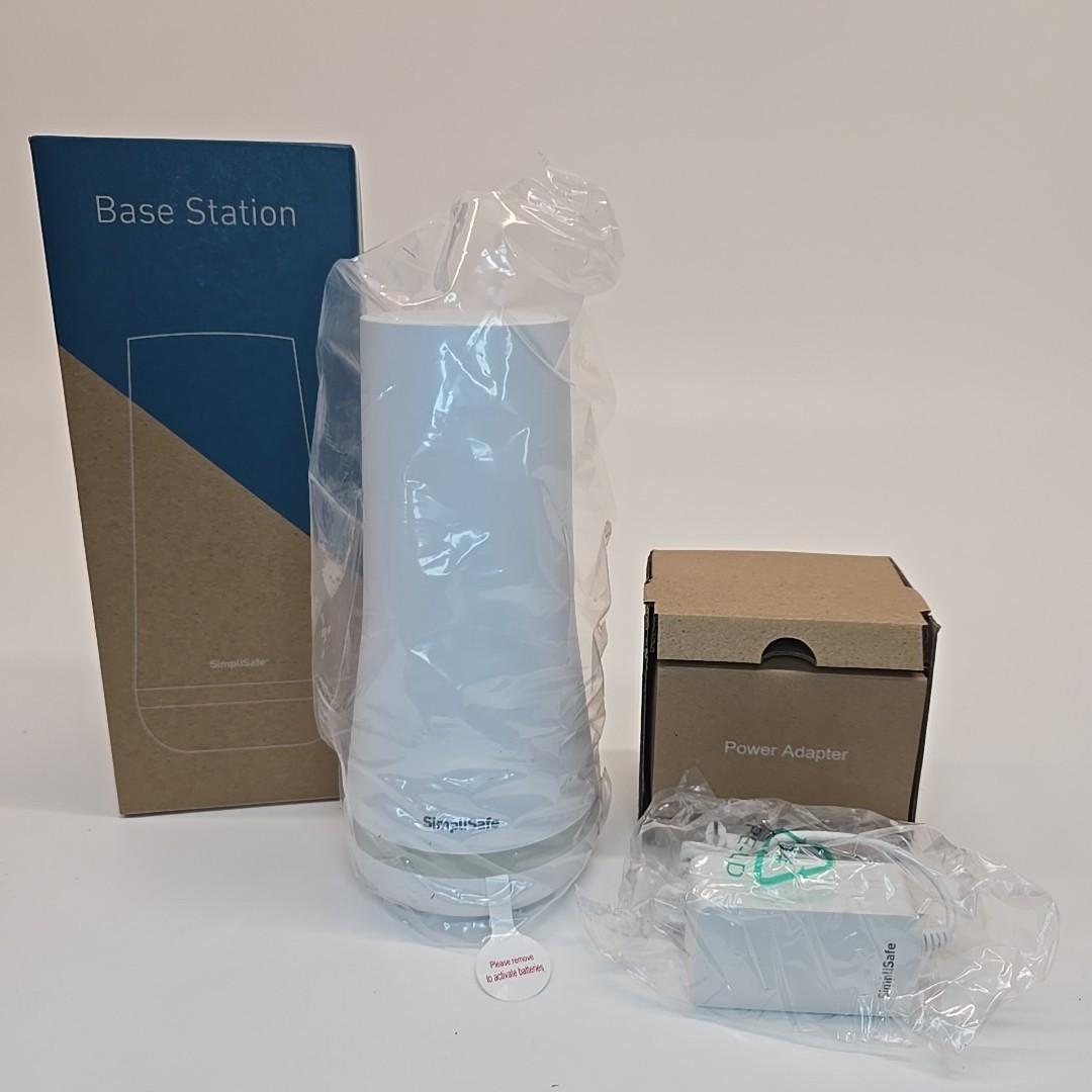 SimpliSafe Home Security Base Station BS3W GEN3 Lot Key Fob Yard Sign NEW Sealed