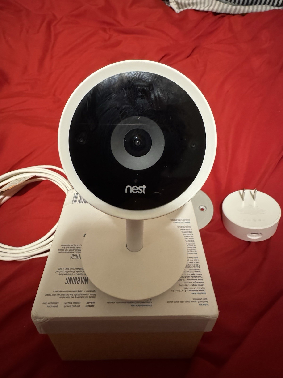 Nest NC3100US Cam IQ Indoor 1080p HD Wireless Security Camera – White