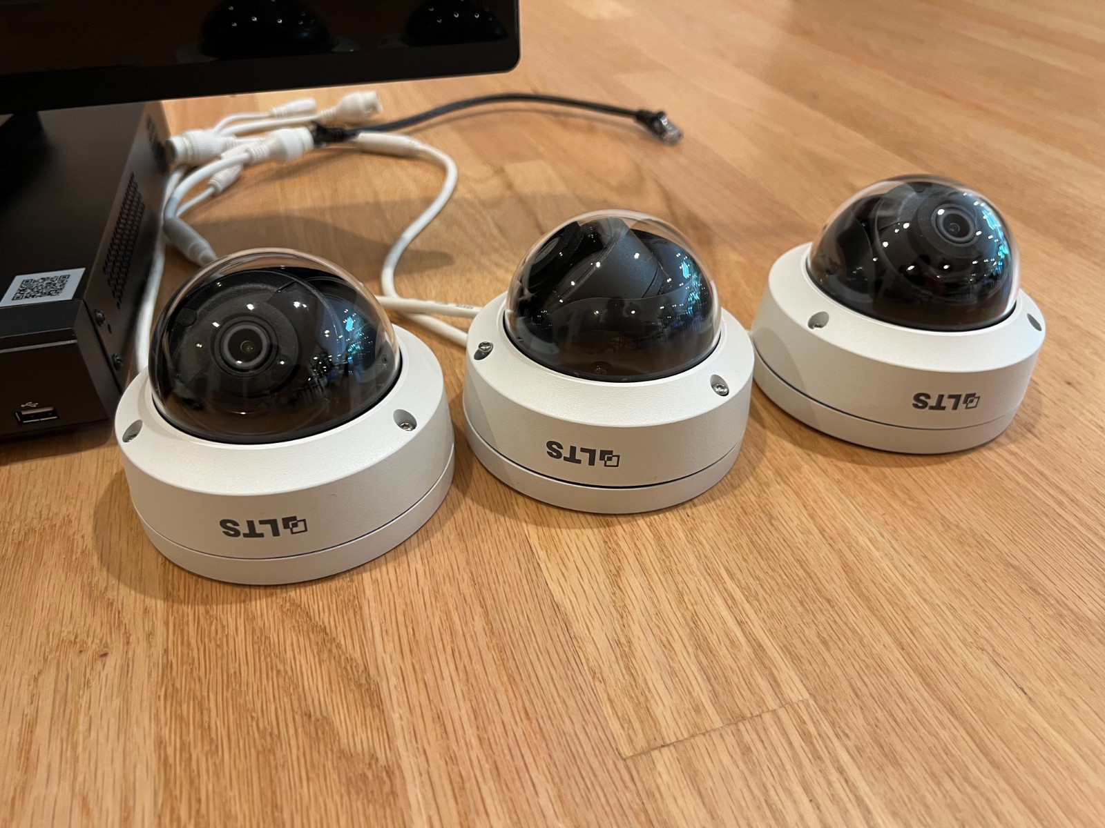 LTS Professional Security System – 8CH PoE NVR, 4 Dome Cameras & Monitor