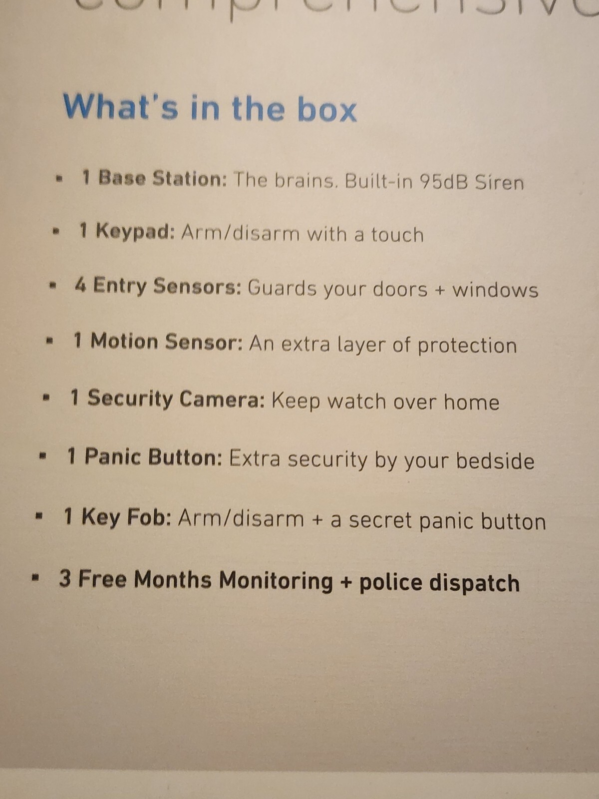 SimpliSafe HSK103 Home Security Kit with HD Camera – White (10 Pieces) (1444290)