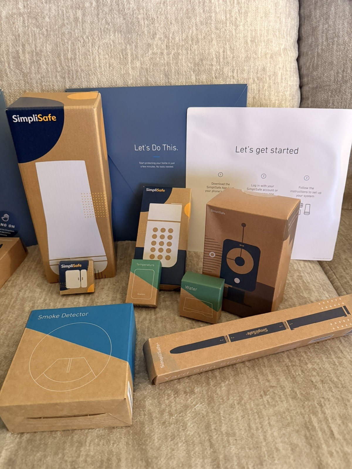 (2) SimpliSafe Security Lots-Cameras, Water/Temp/Entry sensors, Smoke Detectors