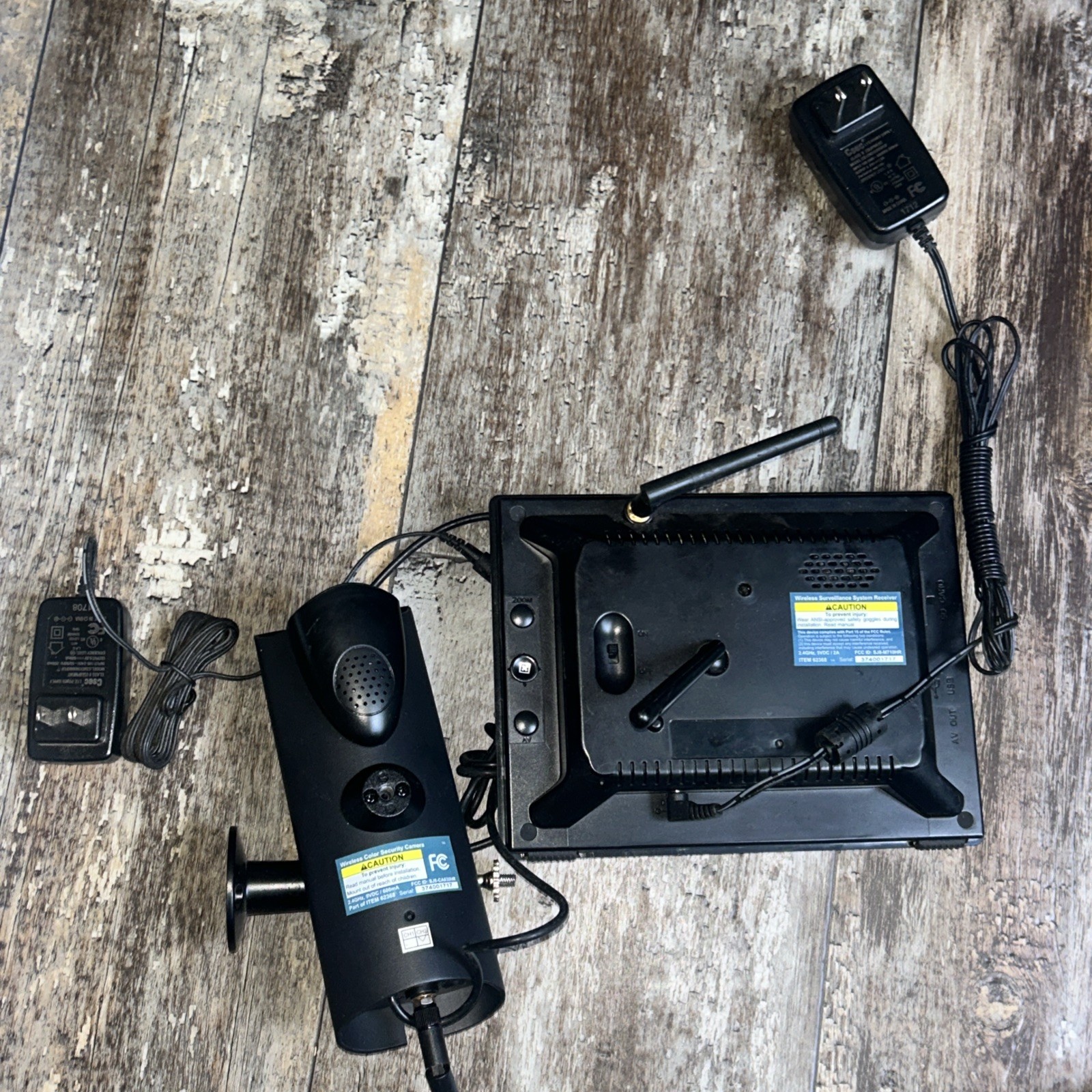 Bunker Hill Security Wireless Surveillance System Receiver 62368 1 camera works