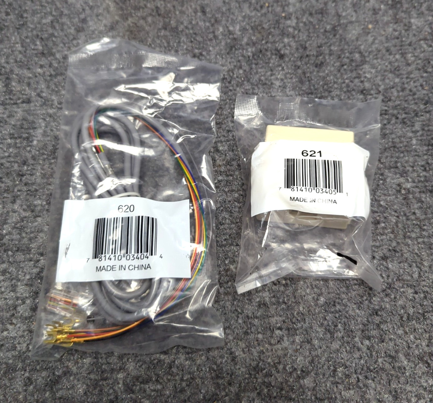 2x PC Honeywell Home Resideo 620 7′ Telco Con Cord + 621 RJ31X Telephone Jack