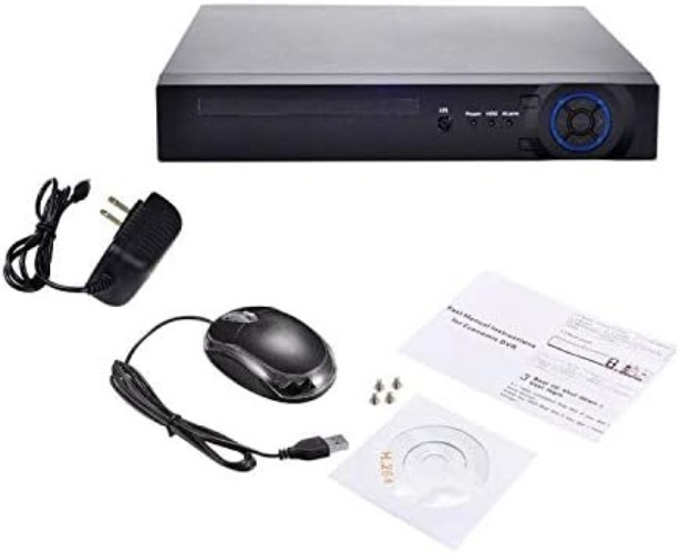 4CH 1080P AHD Hybrid DVR – 5-in-1 Surveillance System with Motion Detection
