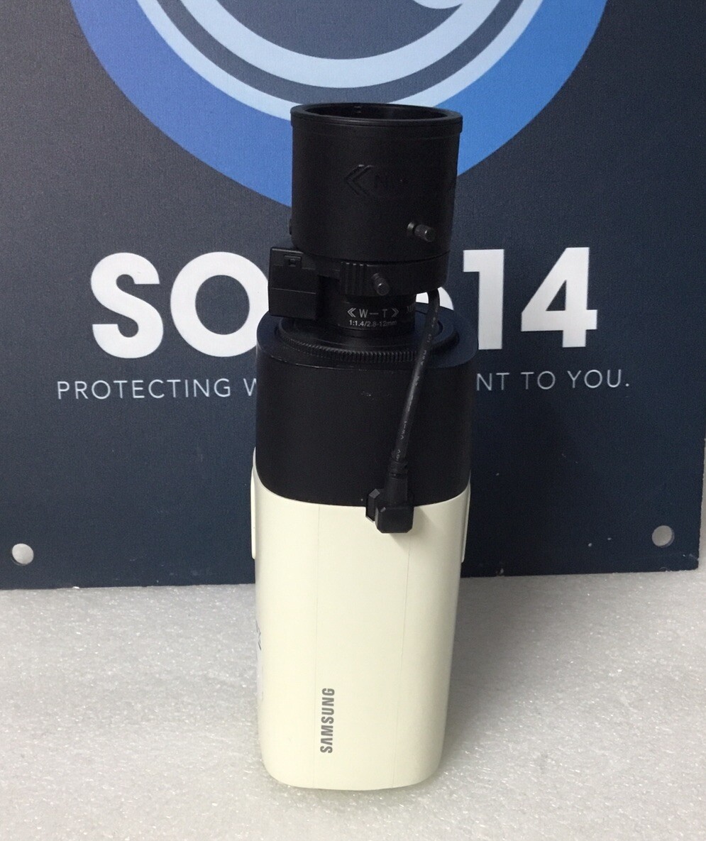 Samsung SNB-6004N 2MP HD 1080p IP WDR Security Color Camera W/ 2.8-12mm TESTED!
