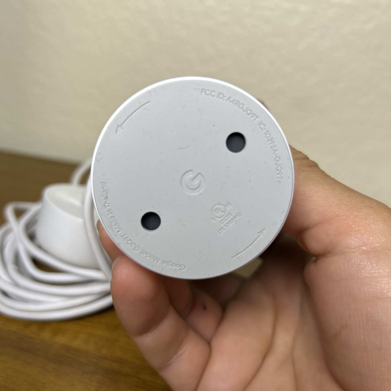 Google Nest Security Cam Indoor 1080p Wired GJQ9T White
