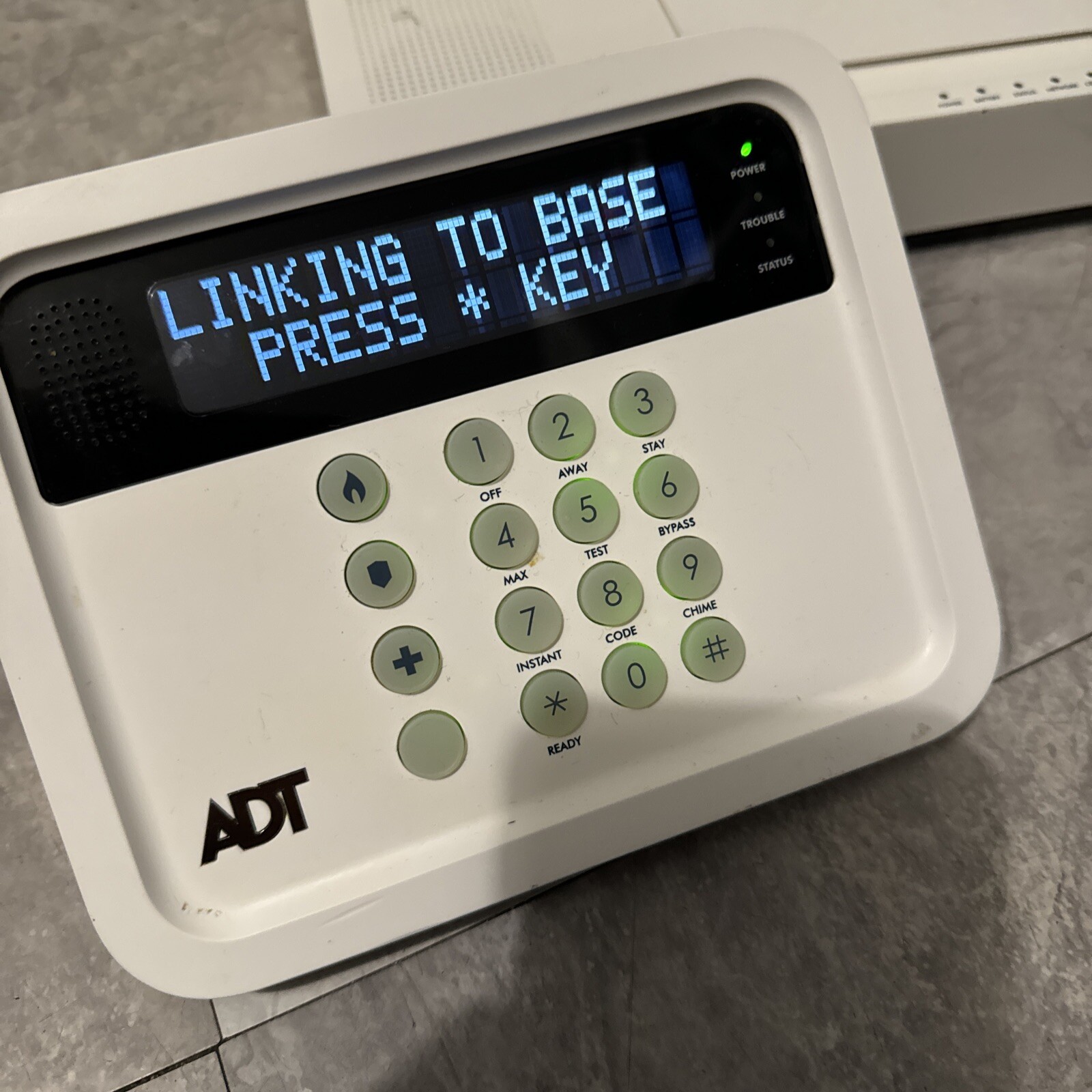 ADT Keypad Security System W/Power Adapters Cellular With Pulse Control Unit