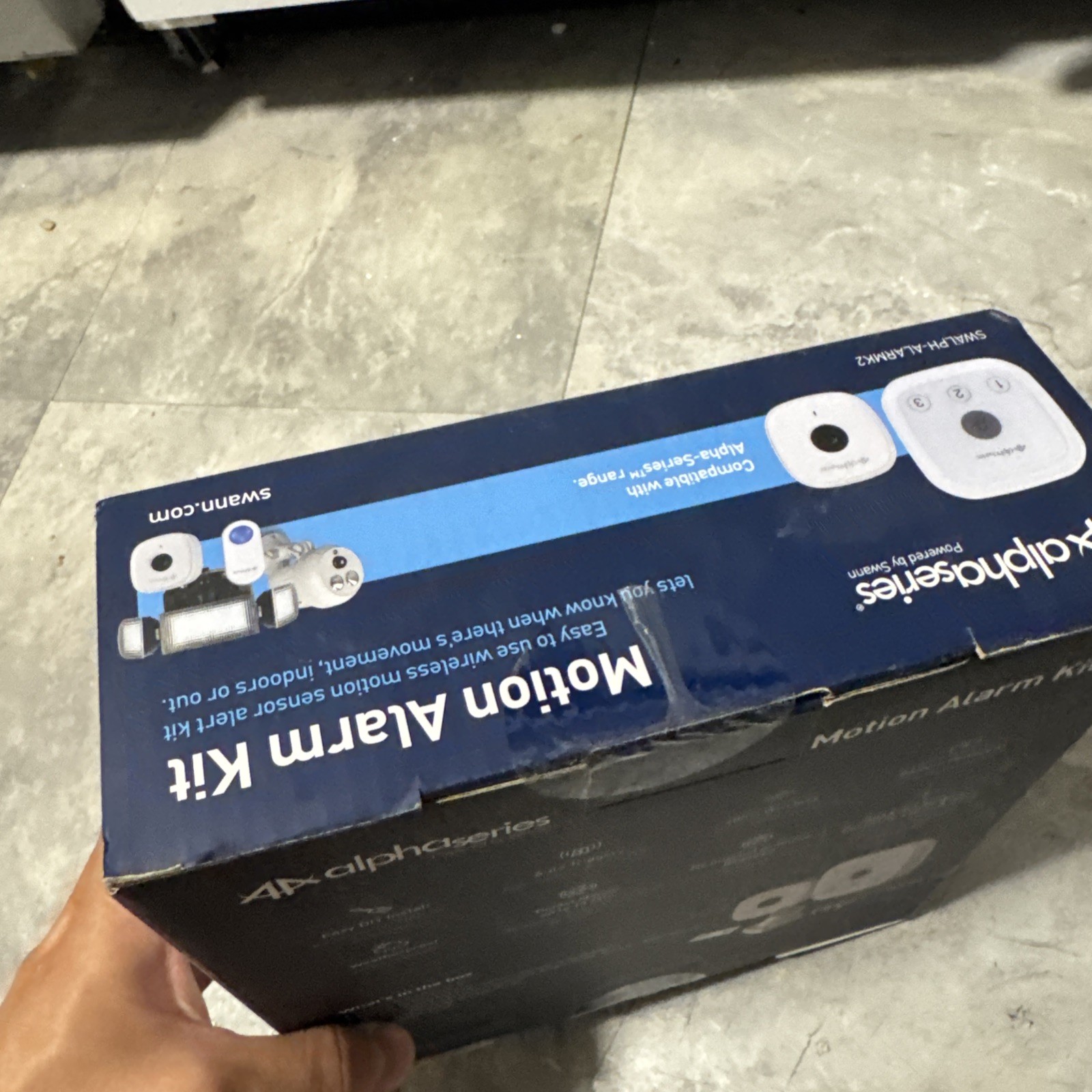 Alpha Wireless Motion Sensor Swann Senso Chime. Easy Installation
