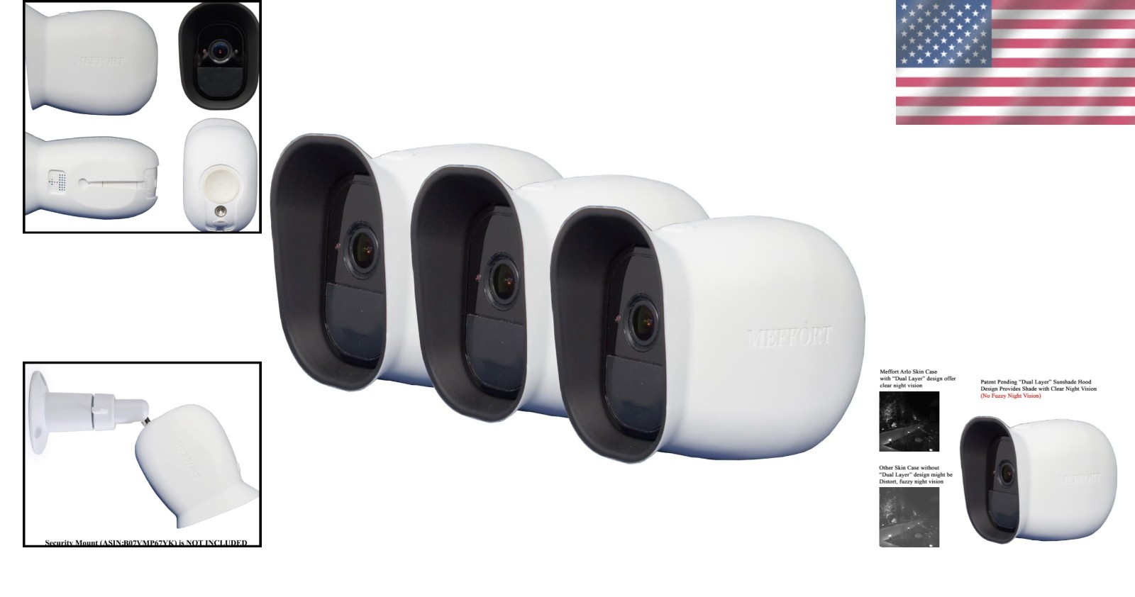 Sun Glare UV Protection Cover for Arlo Pro Camera-~
