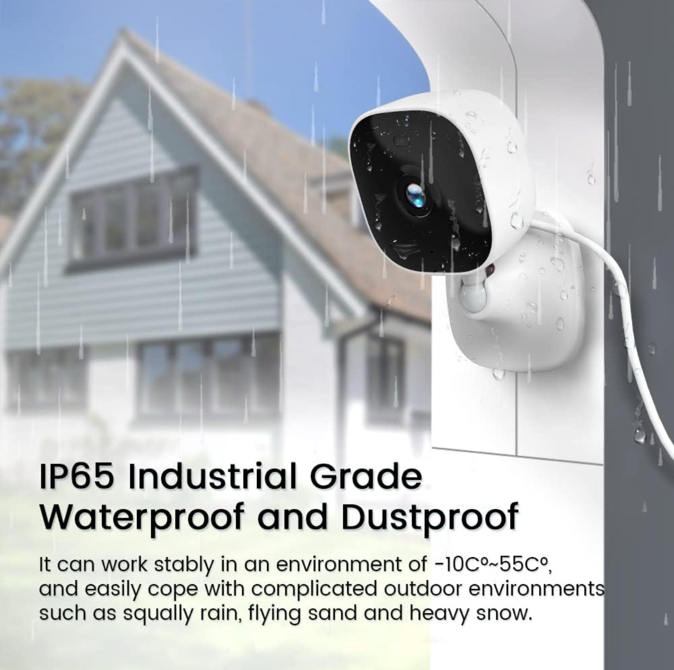 Finsui Smart Security Camera With Night Vision ~ Baby Monitor ~Motion Detection
