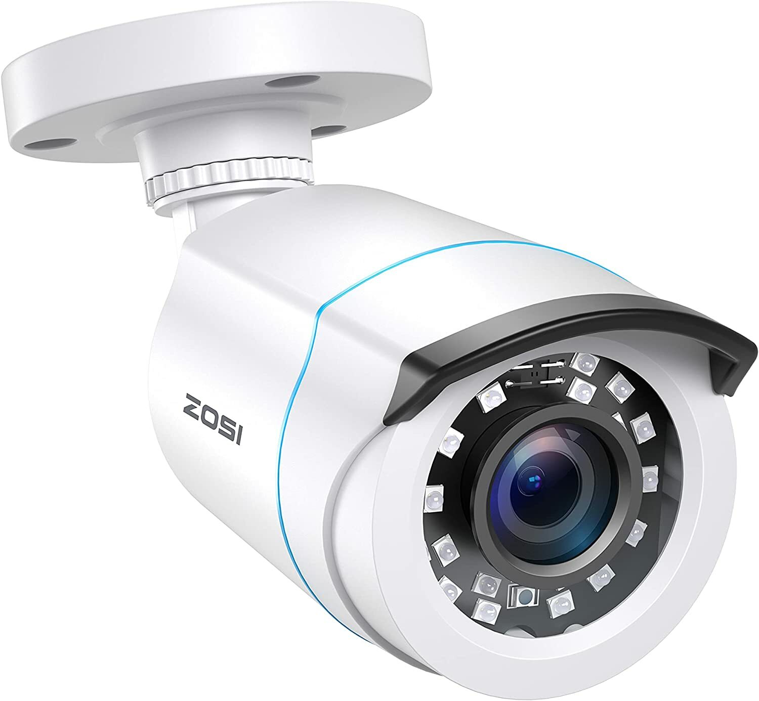 ZOS 1080P 4-IN-1 Bullet Outdoor CCTV Security Camera System 80ft Night Vision