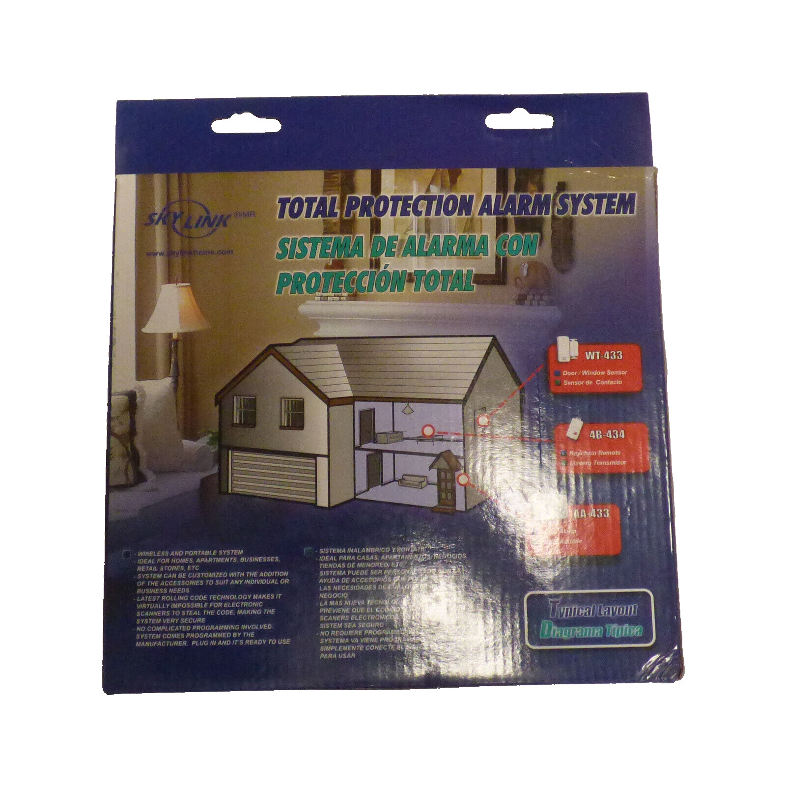 SkyLink Wireless Security System Alarm Kit Model SC-10