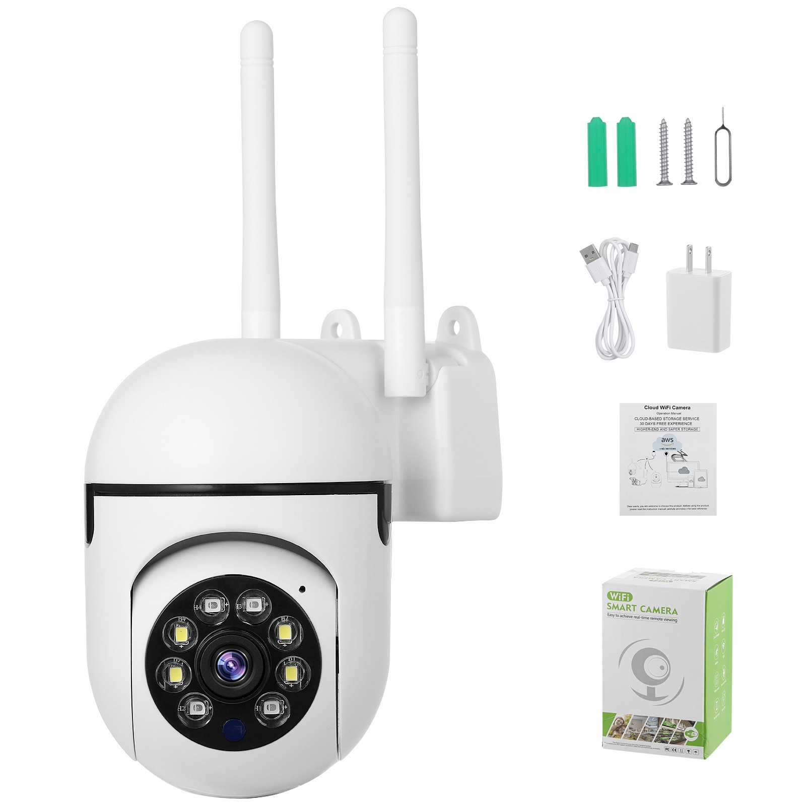 5G 1080P HD WIFI Wireless IP Security Camera Outdoor CCTV PTZ Smart Home IR Cam
